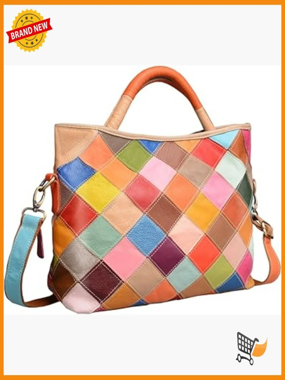 Genuine Leather Hobo Bag Crossbody Tote Shoulder Purse